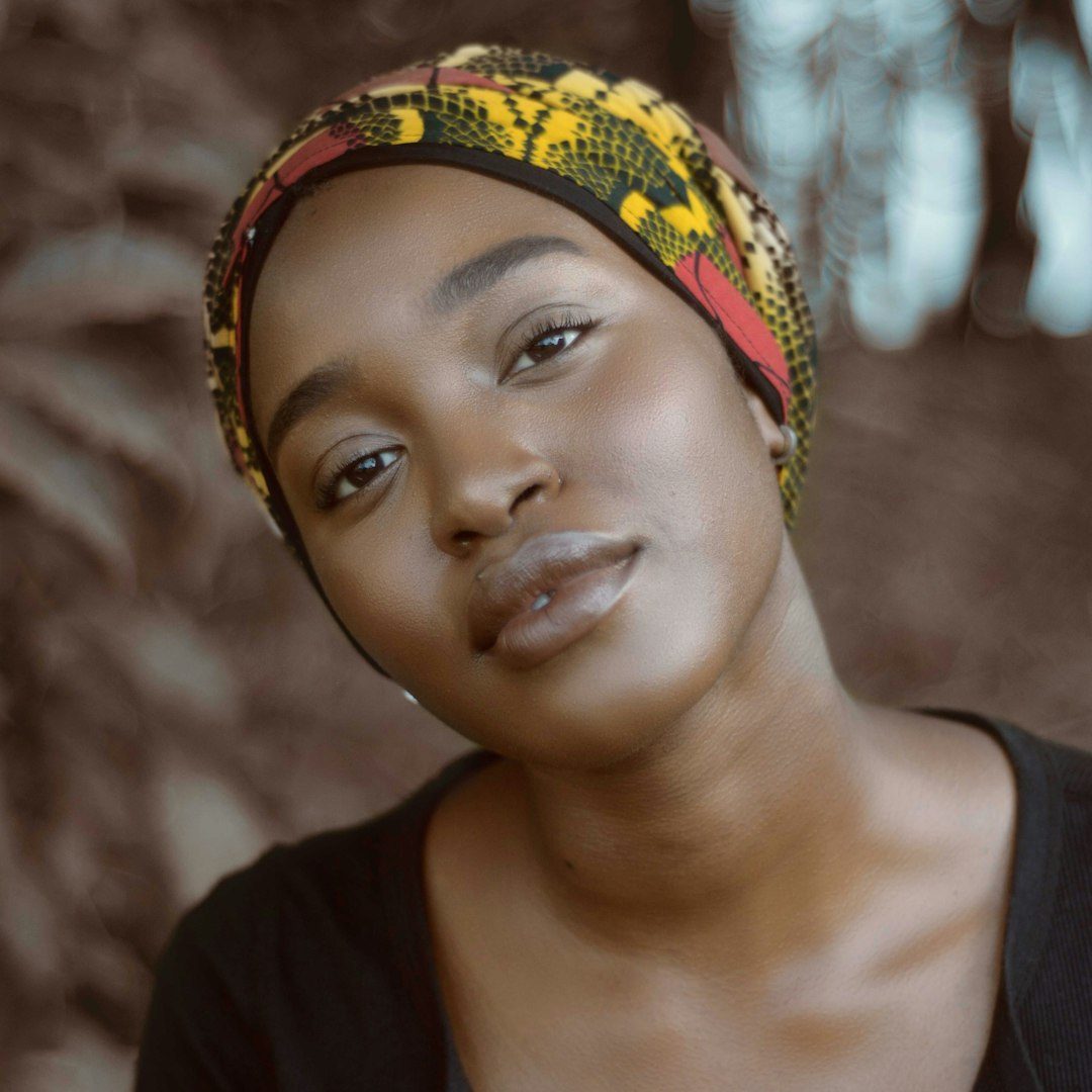 selective focus photography of woman wearing black top